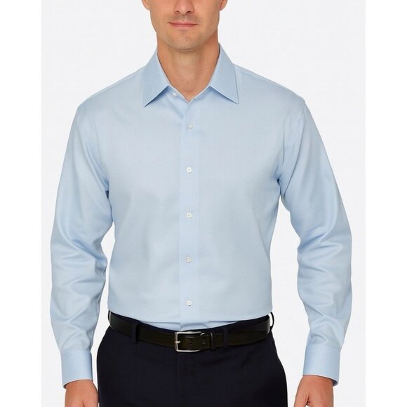 Brooks Brothers 1818 Regent Fit Non Iron Button Down Light Blue Mens 15 2/3 NWT - Picture 1 of 7